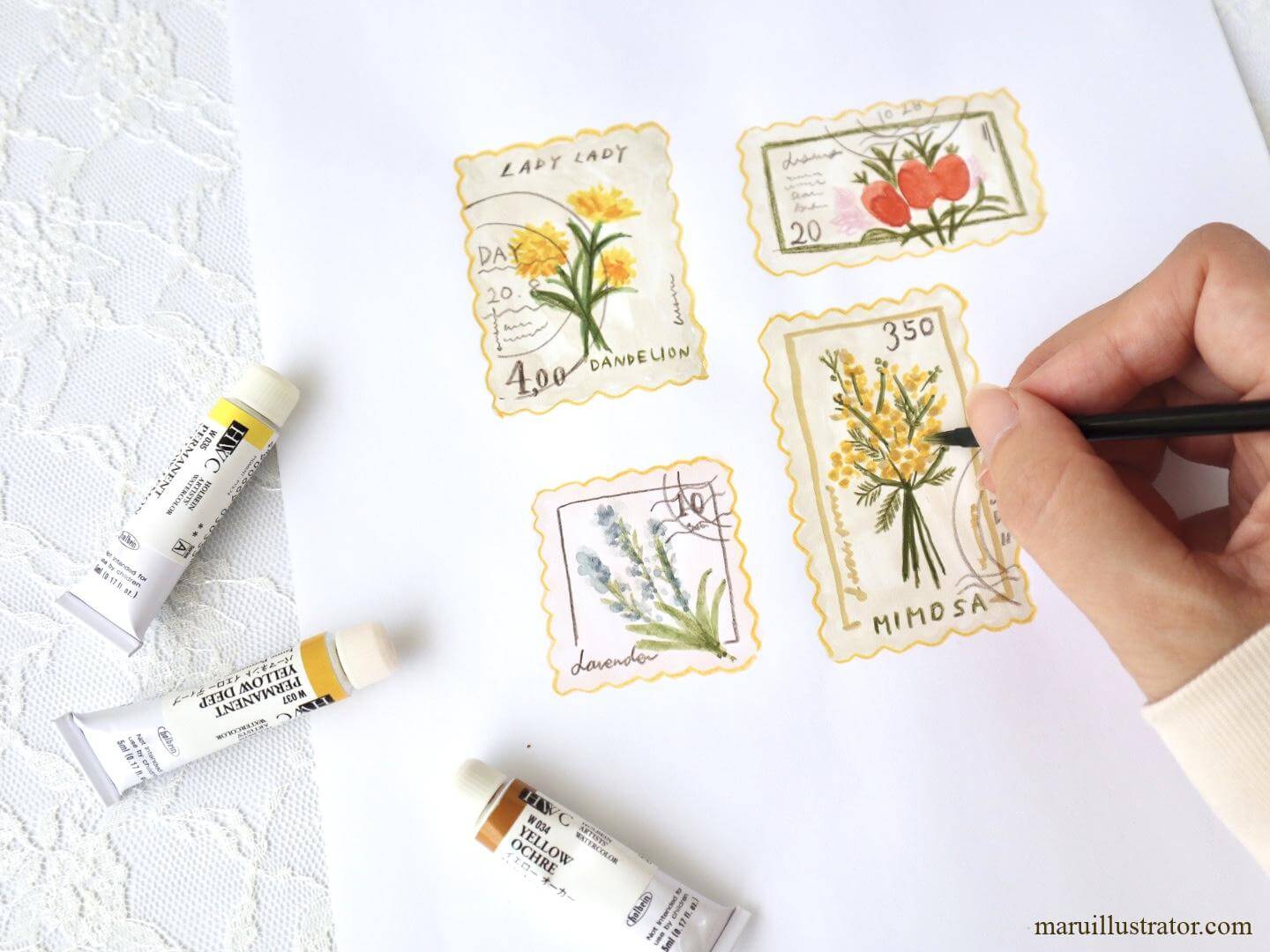 Class101 オンライン水彩講座でアンティークなイラストを学ぼう Maru Illustrator Class101 オンライン水彩講座でアンティークなイラストを学ぼう Maru Illustrator